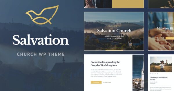 Salvation (v1.2.6) 教堂与宗教 WordPress 主题