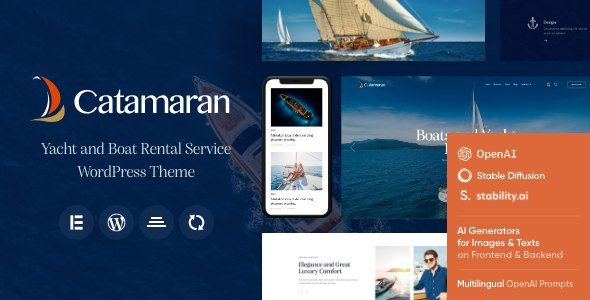 Catamaran (v1.12.0) 游艇俱乐部和船只租赁WordPress主题