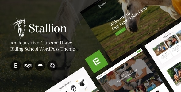 Stallion (v1.14.0) 马术俱乐部和骑马学校WordPress主题