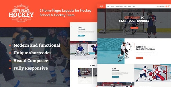 Let’s Play v1.1.13 Hockey School & Sport WordPress Theme - 冰球学校与体育WordPress主题
