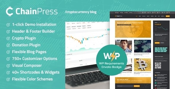 ChainPress v1.0.14 金融WordPress商业博客主题