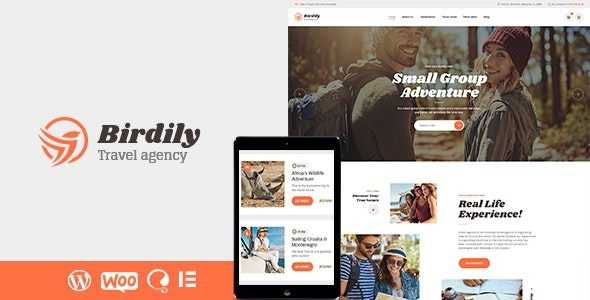 Birdily v1.2.1 旅游机构和旅行预订WordPress主题