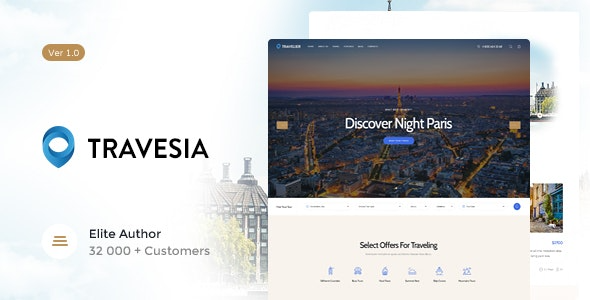 Travesia (v1.1.15) 旅行社WordPress主题