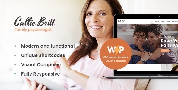 Callie Britt (v1.2.2) 家庭心理咨询WordPress主题