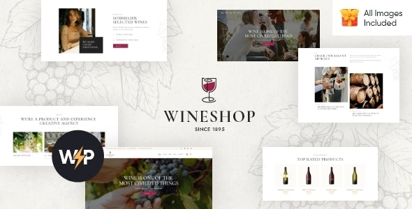 WineShop (v3.12.0) 食品与葡萄酒在线配送商店WordPress主题