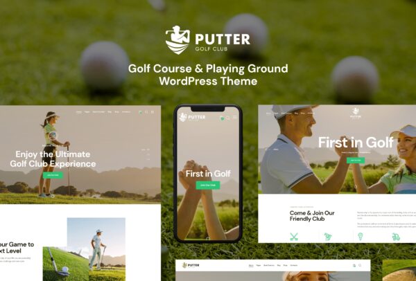 Putter v1.17.0 高尔夫球场与运动场地WordPress主题
