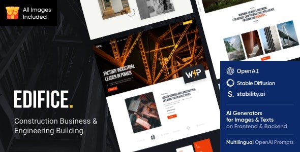 Edifice (v1.4.0) 建筑与施工WordPress主题