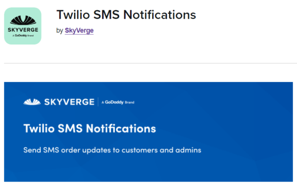 Twilio SMS Notifications WooCommerce v1.19.1 - WooCommerce短信通知插件