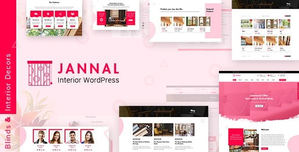 Jannal (v2.9.0) Windows窗帘和门服务主题 - 专业窗帘和百叶窗WordPress主题