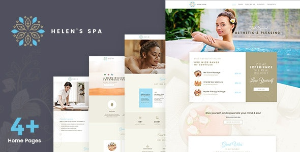 Helen Spa v3.3 Beauty Cosmetic Theme - 美容水疗中心WordPress主题
