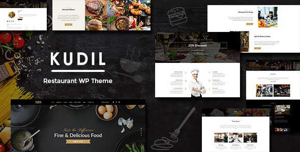 Kudil (v3.1) 餐厅与食品外卖主题 - 专业WordPress网站解决方案
