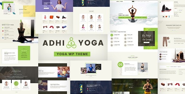 Adhi v2.3 Yoga WordPress Theme瑜伽冥想主题