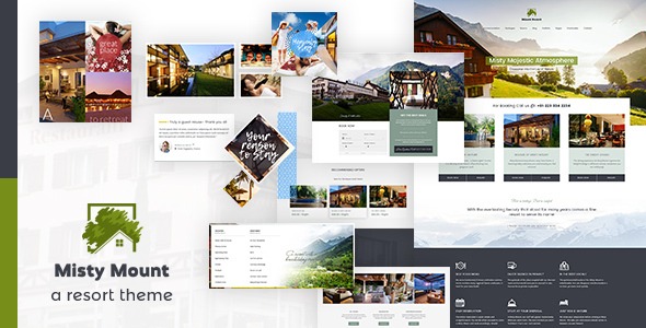 Mount Resort & Hotel WordPress 3.0 - 多功能度假酒店WordPress主题