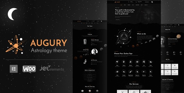 Augury v3.1 Horoscope, Astrology WordPress Theme - 星座占卜WordPress主题
