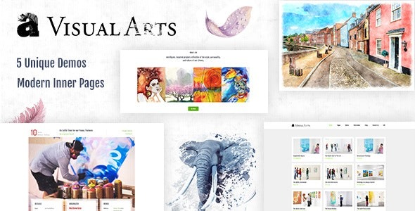 Visual Art v2.7 Gallery WordPress Theme - 视觉艺术画廊WordPress主题