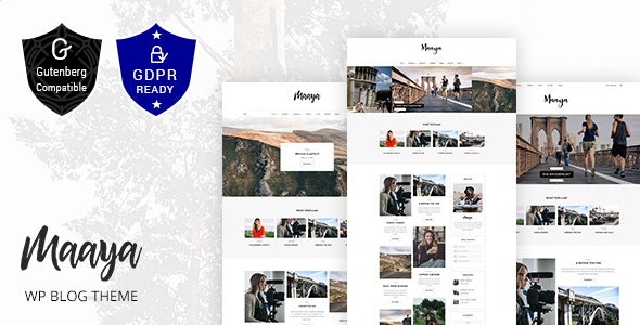 Maaya v3.0 Travel Blog - 旅行博客WordPress主题