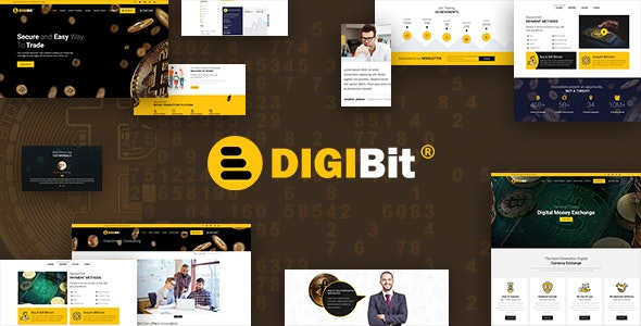 DigiBit v2.7 Cryptocurrency Mining WordPress Theme - 加密货币挖矿WordPress主题