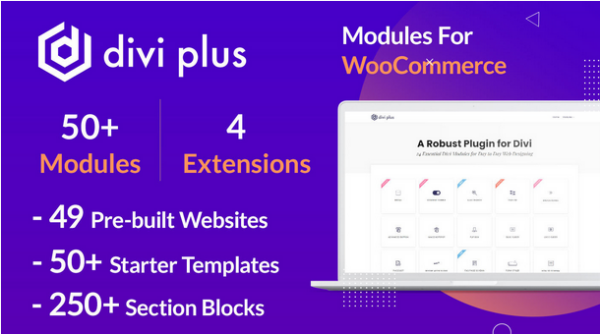 v1.13.1 Divi Plus 50 Powerful Modules for Divi Theme - Divi主题50个强大模块扩展