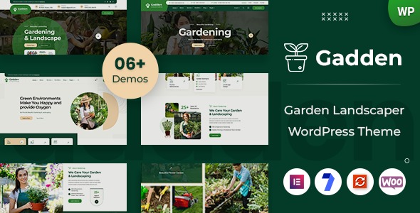 Gadden v1.0.0 Garden Landscaper WordPress Theme - 花园景观设计师WordPress主题