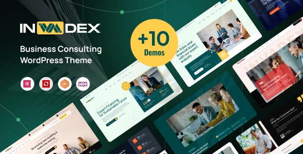 Invadex v1.0.0 商业咨询 WordPress 主题 - 专业企业网站解决方案