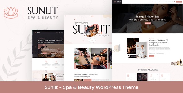 Sunlit v1.0.4 Spa & Beauty WordPress Theme - 水疗美容WordPress主题