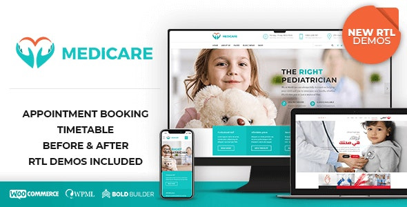Medicare (v2.1.1) 医生、医疗与健康护理WordPress主题