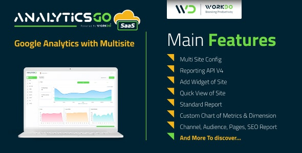AnalyticsGo SaaS v3.1 PHP Google Analytics V4 with Multisite - 多站点谷歌分析统计系统