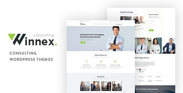 Winnex v1.3.4 Business Consulting WordPress Themes - 专业商业咨询WordPress主题