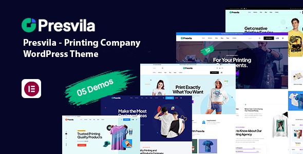 Presvila v1.0 印刷公司WordPress主题 - 专业印刷企业网站模板
