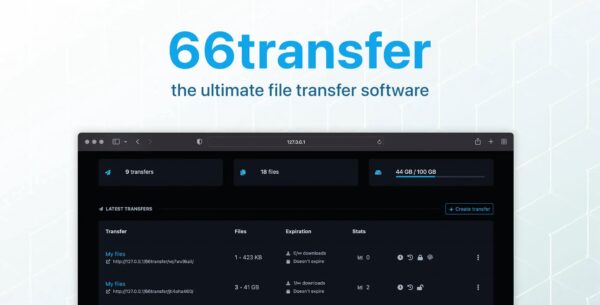 66transfer v24.0.0 - 高效文件传输与共享WordPress插件