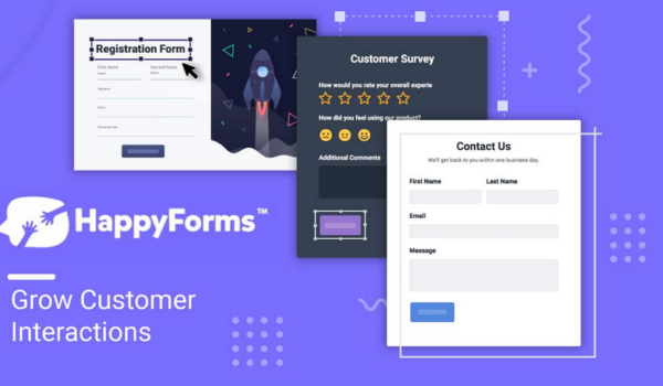 HappyForms Pro (v1.38.7) 友好拖拽式联系表单构建工具