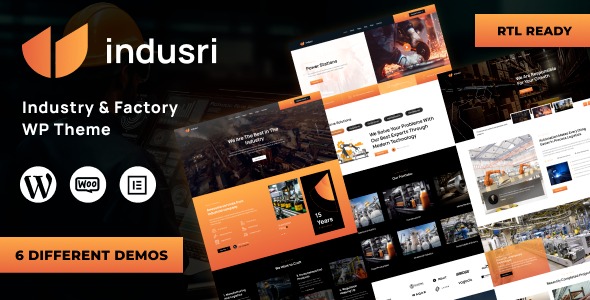 Indusri v1.0.9 Industry & Factory WordPress Theme - 工业与工厂企业WordPress主题