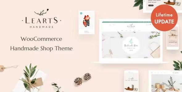 LeArts v2.0.1 手工商店 WooCommerce WordPress 主题 - 创意设计与电商解决方案