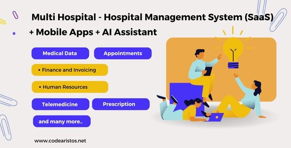 Multi Hospital (9 March 2025) 医院SaaS + 移动应用程序 - 多医院管理系统