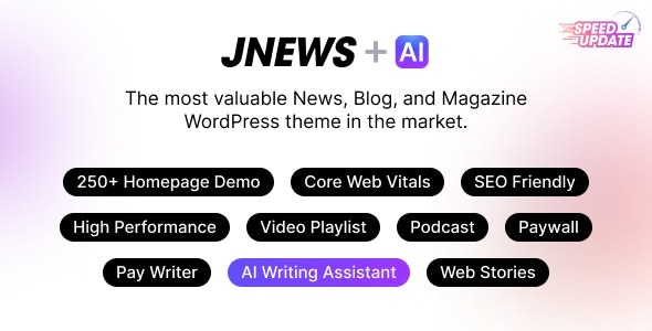 JNews (v11.6.11) WordPress报纸杂志博客AMP主题 - 一站式网页发布解决方案
