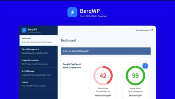 BerqWP v2.2.31 WordPress速度与核心网页指标优化插件