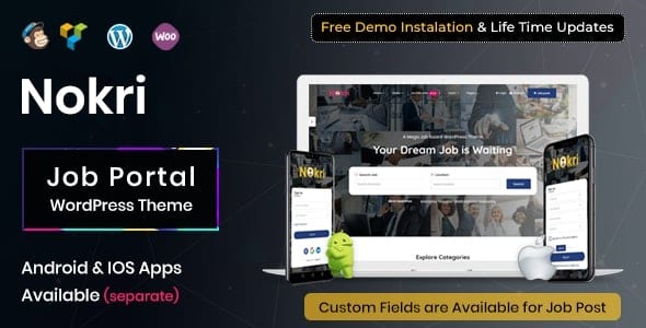 Nokri (v1.6.4) 招聘求职WordPress主题