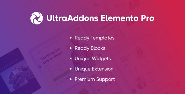 UltraAddons Elementor Pro (v1.0.2.0) WordPress的Elementor扩展插件