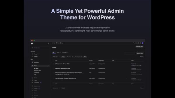 uiXpress (v1.0.21) WordPress插件 - 高效UI设计与开发工具