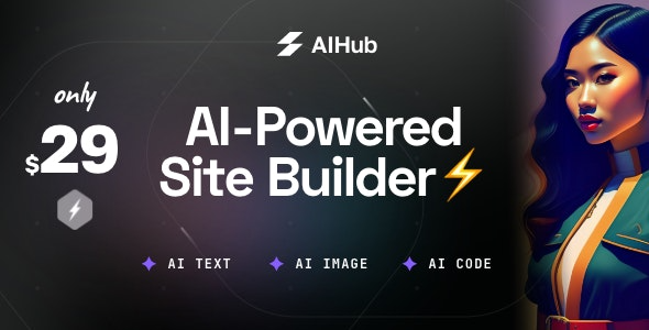 AI Hub (v1.3.8) AI驱动创业与技术WordPress主题