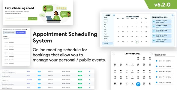 Appointment Scheduling System v6.4.3 - 会议安排系统 - Calendly克隆 - 在线预约预订