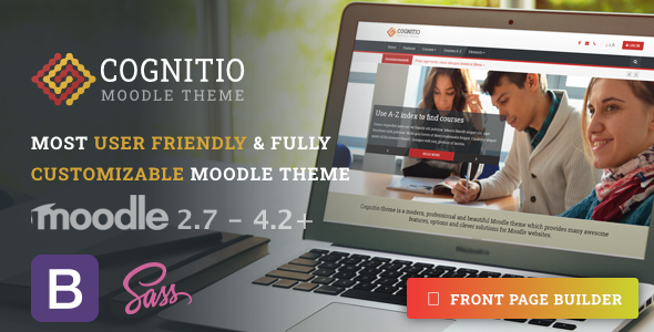 Cognitio v3.13.0 Premium Moodle Theme - 高级Moodle主题，提升在线学习体验