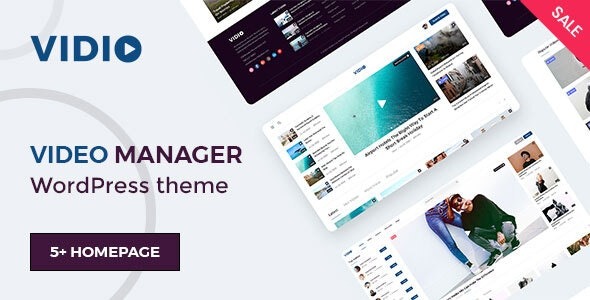 Vidio (v1.4.6) 视频管理器WordPress主题