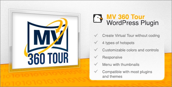 MV 360 Tour v1.1.9 - 虚拟360度全景旅游展示WordPress主题插件