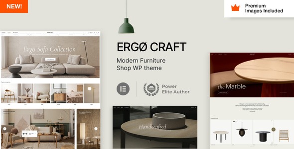 ErgoCraft v2.13 家具商店WordPress主题 - 现代家居电商解决方案