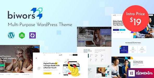 Biwors v1.0 现代多功能WordPress主题 - 响应式设计与多样化布局