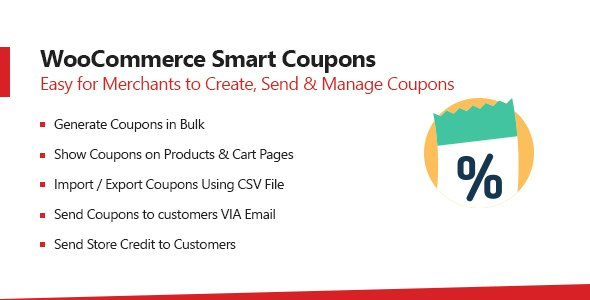 Woocommerce Smart Coupons - Extended Coupon Generator (v2.0.1) - WooCommerce智能优惠券扩展生成器插件