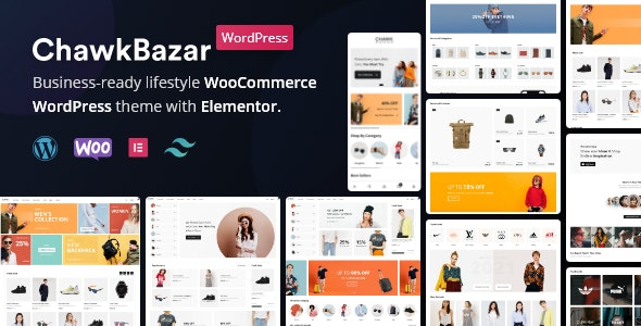 ChawkBazar (v2.6.7) Elementor 生活方式与时尚电商 WordPress 主题