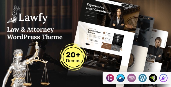 Lawfy (v1.0.1) 法律与律师WordPress主题