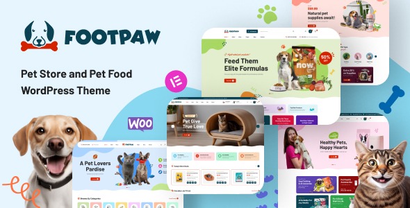 FootPaw v1.0.3 宠物商店WordPress主题